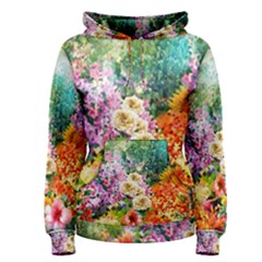 Forest Flowers  Women s Pullover Hoodie by ArtsyWishy