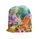 Forest Flowers  Drawstring Pouch (XL) View1