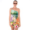 Forest Flowers  One Soulder Bodycon Dress View1