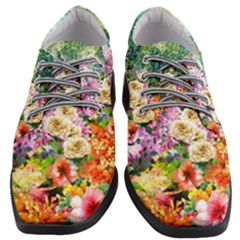 Forest Flowers  Women Heeled Oxford Shoes by ArtsyWishy