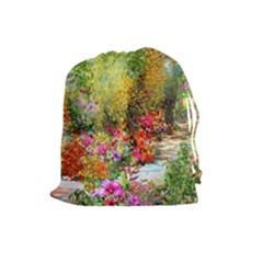 Forest Flowers  Drawstring Pouch (large) by ArtsyWishy