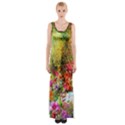 Forest Flowers  Thigh Split Maxi Dress View1