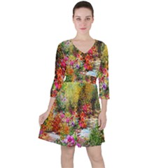 Forest Flowers  Ruffle Dress by ArtsyWishy