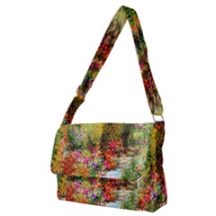 Forest Flowers  Full Print Messenger Bag (m)