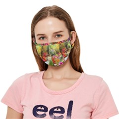 Forest Flowers  Crease Cloth Face Mask (adult)