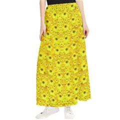 Flowers From Heaven  With A Modern Touch Maxi Chiffon Skirt by pepitasart