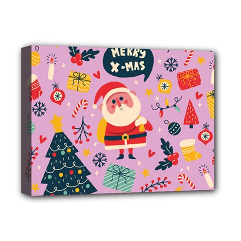 Merry Exmas Merry Exmas Deluxe Canvas 16  X 12  (stretched)  by designsbymallika