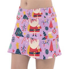 Merry Exmas Merry Exmas Tennis Skorts by designsbymallika