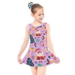 Merry Exmas Merry Exmas Kids  Skater Dress Swimsuit