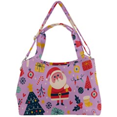 Merry Exmas Merry Exmas Double Compartment Shoulder Bag by designsbymallika