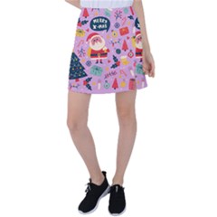 Merry Exmas Merry Exmas Tennis Skirt by designsbymallika