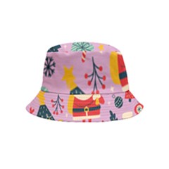 Merry Exmas Merry Exmas Inside Out Bucket Hat (kids)