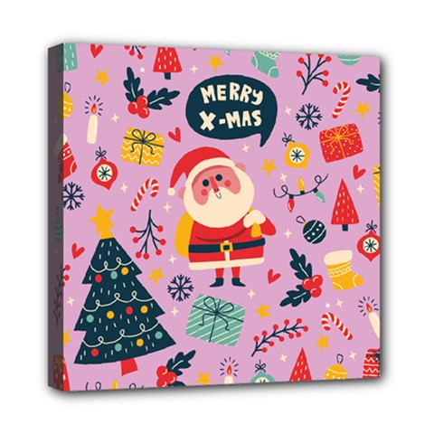 Merry Exmas Merry Exmas Mini Canvas 8  X 8  (stretched) by designsbymallika