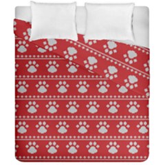 Paws Love Dogs Paws Love Dogs Duvet Cover Double Side (california King Size) by designsbymallika