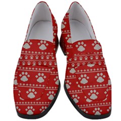 Paws Love Dogs Paws Love Dogs Women s Chunky Heel Loafers by designsbymallika