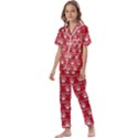 Paws Love Dogs Paws Love Dogs Kids  Satin Short Sleeve Pajamas Set View1