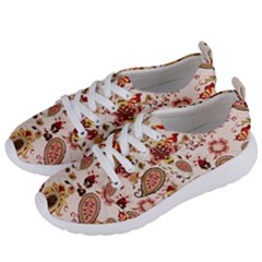 Red Floral Baatik Print Red Floral Baatik Print Women s Lightweight Sports Shoes by designsbymallika