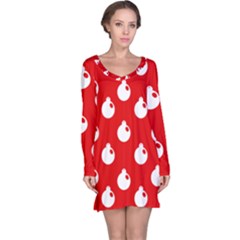 Christmas 007 Large Long Sleeve Nightdress