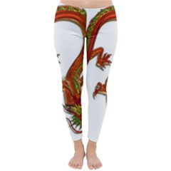 Dragon Art Glass Metalizer China Classic Winter Leggings