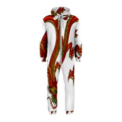 Dragon Art Glass Metalizer China Hooded Jumpsuit (kids) by HermanTelo