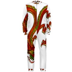 Dragon Art Glass Metalizer China Onepiece Jumpsuit (men) 