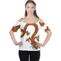 Dragon Art Glass Metalizer China Cutout Shoulder Tee View1