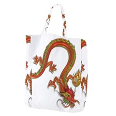 Dragon Art Glass Metalizer China Giant Grocery Tote