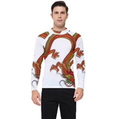 Dragon Art Glass Metalizer China Men s Long Sleeve Rash Guard by HermanTelo