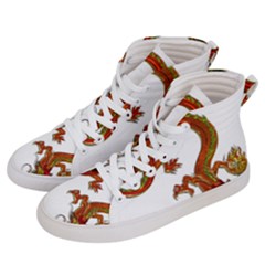 Dragon Art Glass Metalizer China Men s Hi-top Skate Sneakers