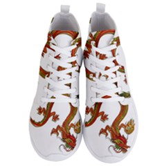 Dragon Art Glass Metalizer China Men s Lightweight High Top Sneakers