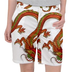 Dragon Art Glass Metalizer China Pocket Shorts by HermanTelo