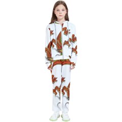 Dragon Art Glass Metalizer China Kids  Tracksuit