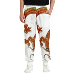 Dragon Art Glass Metalizer China Men s Elastic Waist Pants by HermanTelo