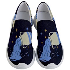 Aquarius Horoscope Astrology Zodiac Women s Lightweight Slip Ons by Mariart