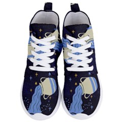 Aquarius Horoscope Astrology Zodiac Women s Lightweight High Top Sneakers