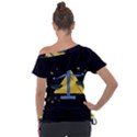 Horoscope Libra Astrology Zodiac Off Shoulder Tie-Up Tee View2