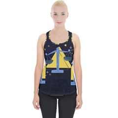 Horoscope Libra Astrology Zodiac Piece Up Tank Top by Mariart