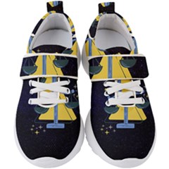 Horoscope Libra Astrology Zodiac Kids  Velcro Strap Shoes by Mariart