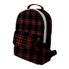 Stewart Black Tartan Flap Pocket Backpack (large) by impacteesstreetwearfour