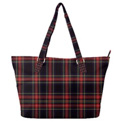 Stewart Black Tartan Full Print Shoulder Bag by impacteesstreetwearfour