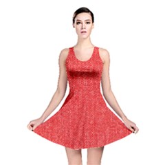 Red Denim Design  Reversible Skater Dress