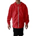 Red Denim Design  Kids  Hooded Windbreaker View1