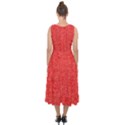 Red Denim Design  Midi Tie-Back Chiffon Dress View2