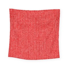 Red Denim Design  Square Tapestry (small)