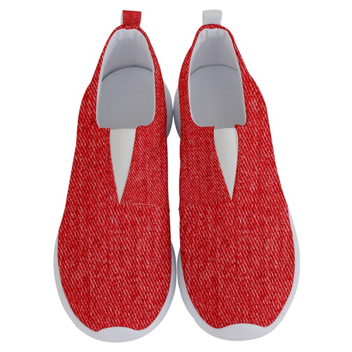 Red Denim Design  No Lace Lightweight Shoes