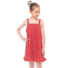 Red Denim Design  Kids  Overall Dress by ArtsyWishy