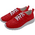 Red Denim Design  Mens Athletic Shoes View2