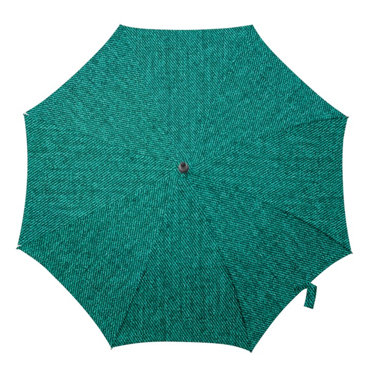 Green Denim Hook Handle Umbrella (Small)