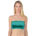 Green Denim Bandeau Top View1