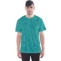 Green Denim Men s Sport Mesh Tee View1